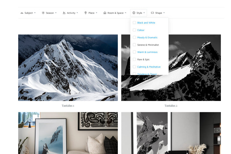 Curation Meets the Coast Mountains: Introducing Advanced Spatial and Emotional Filtering
