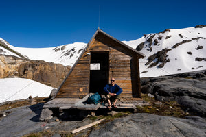 Sentinel Bay Glaciology Hut Print.