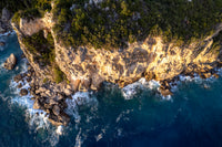 Calming fine art with blue and green tones. Art from the Greek Islands. *