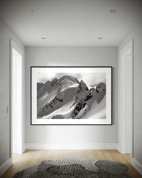 Best mountain wall decor wall art for sale in Whistler, BC, Canada. Icons of the Tantalus Range.
