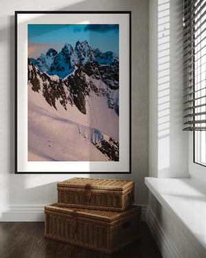 Canadian landscape photography prints for sale. Mountain landscape art of the Tantalus Range.