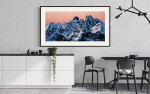 Tantalus Range fine art prints by Canadian landscape photographer Mike Crane.