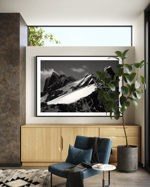 Large format luxury mountain prints from the Tantalus Range.