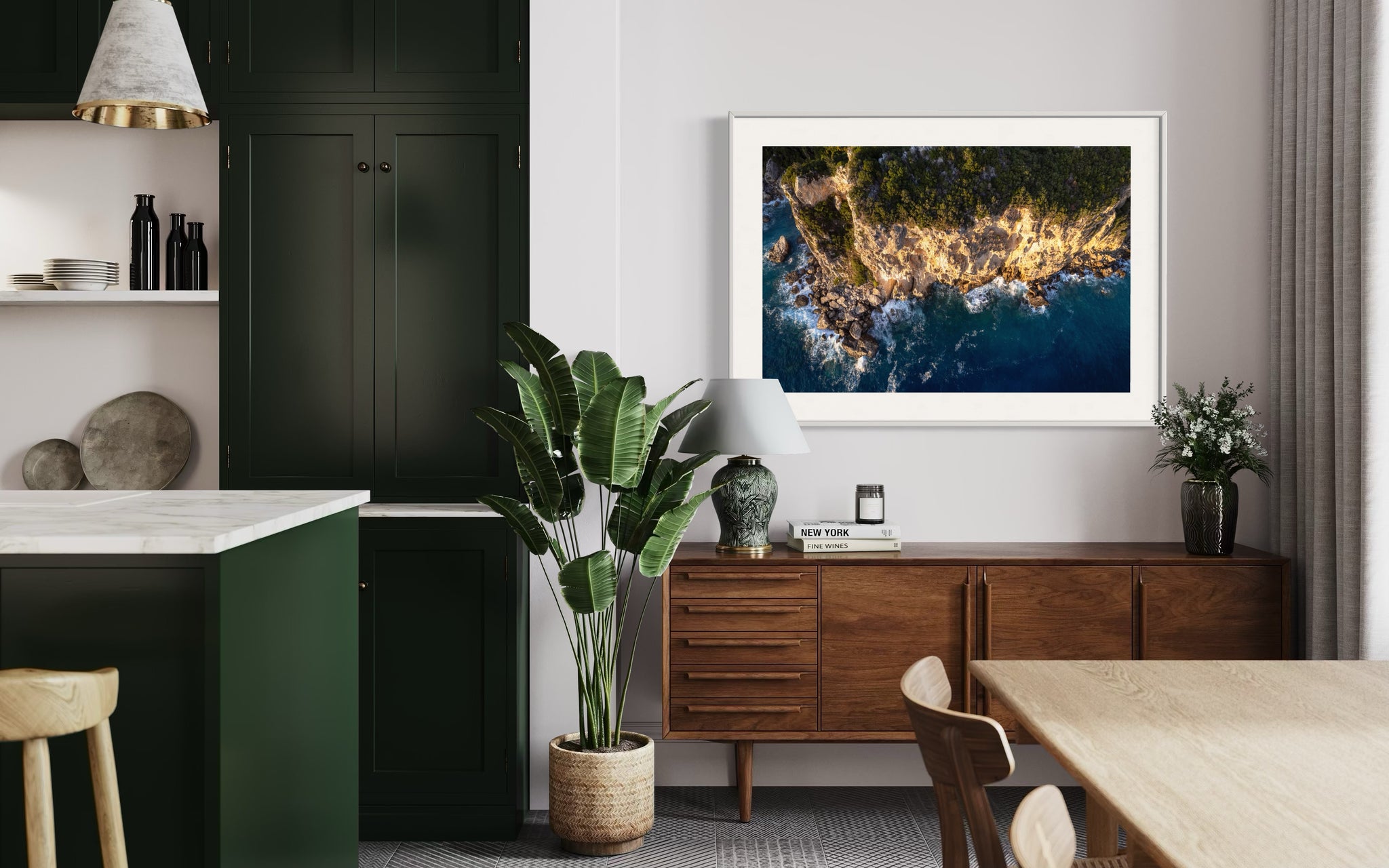 Calming and inspirational art of the ocean.