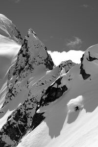 Tantalus 4, black and white peaks of the Tantalus Range, limited edition fine art print by Mike Crane *