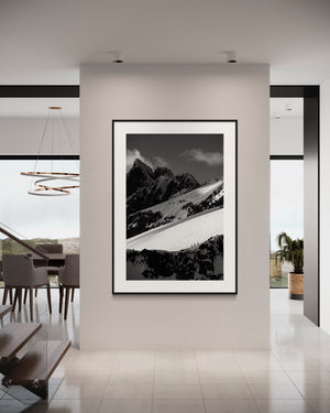 Luxurious mountain art from the Canadian Coast Mountains.