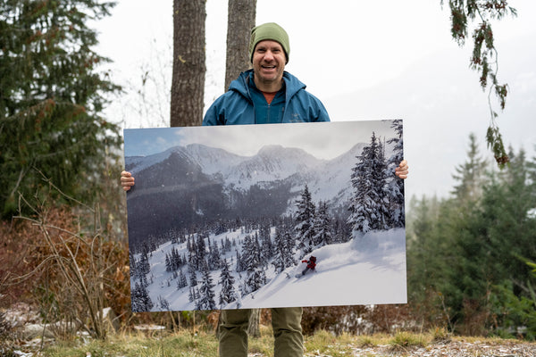 Snowbaording wall art
