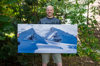 Ski touring fine art photography