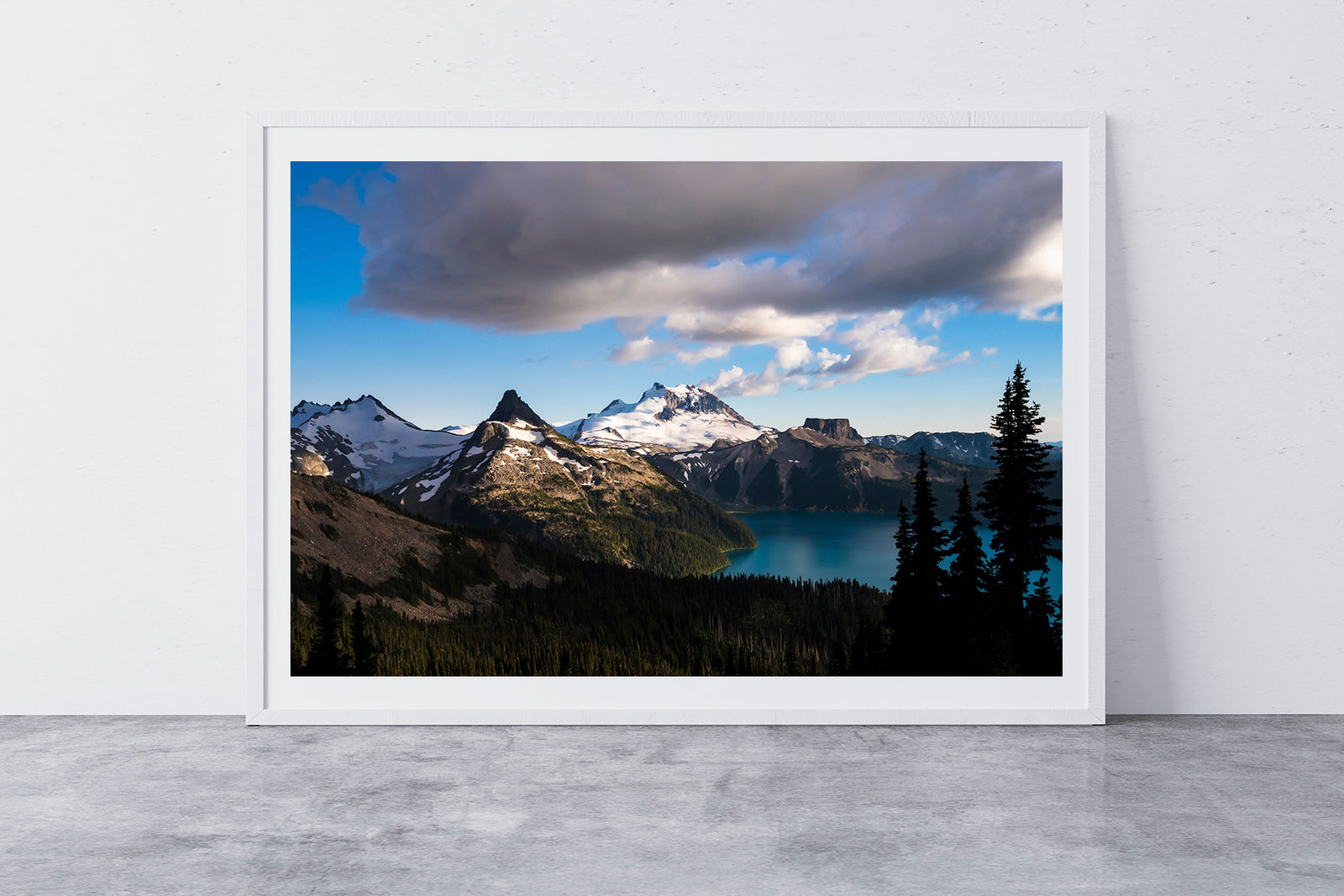 Garibaldi Provincial Park - Wall art of Garibaldi Lake and Mount Garibaldi