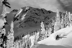 Duffey Lake Backcountry - Black and white ski photography prints