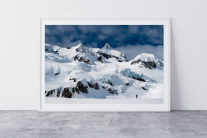 Neve Traverse, Garibaldi Provincial Park - Ski mountaineering wall art by Whistler photographer Mike Crane