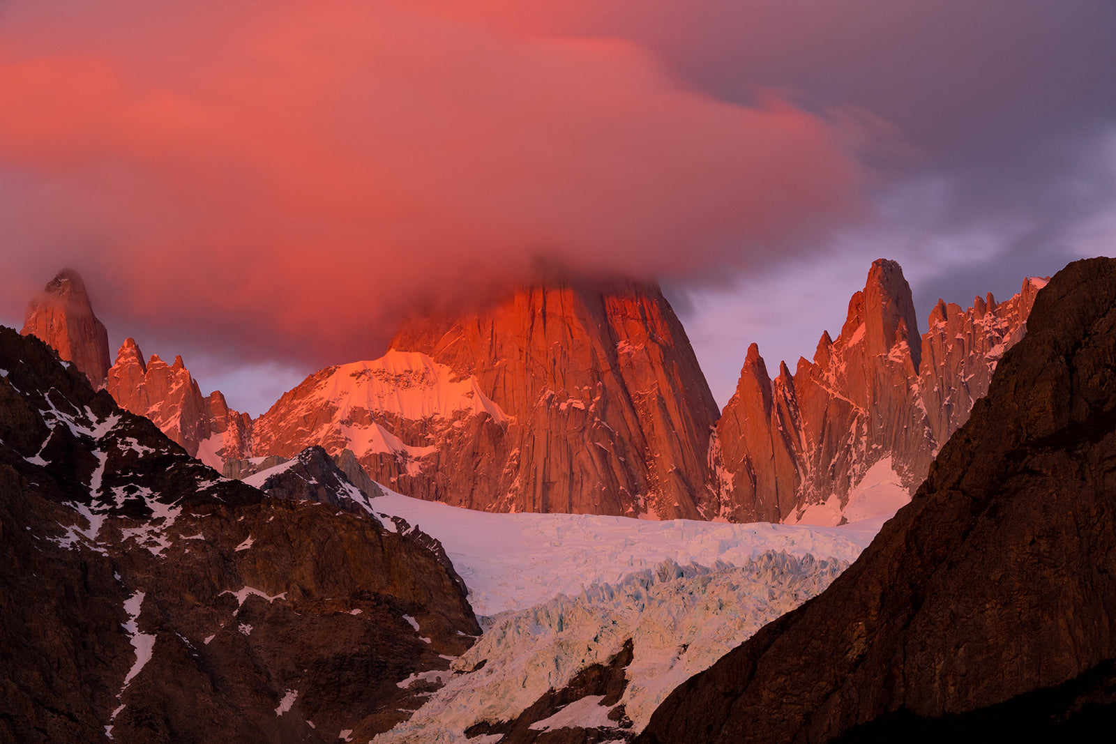 Fitz Roy sunrise - Mike Crane Photography