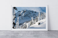Duffey Lake Road, Pemberton, BC - Backcountry skiing transformative wall art
