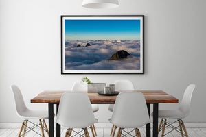 Vancouver, British Columbia - Limited edition wall art of the North Shore mountains