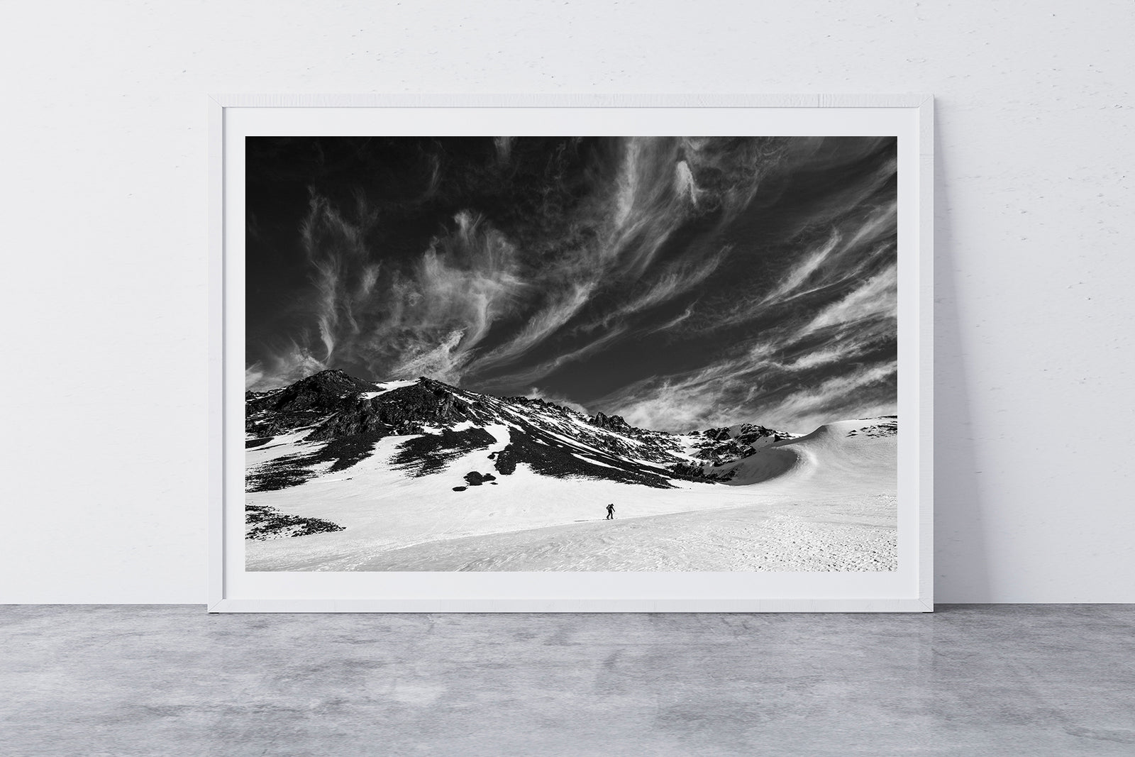 Whistler Blackcomb - Black and White home decor and wall art